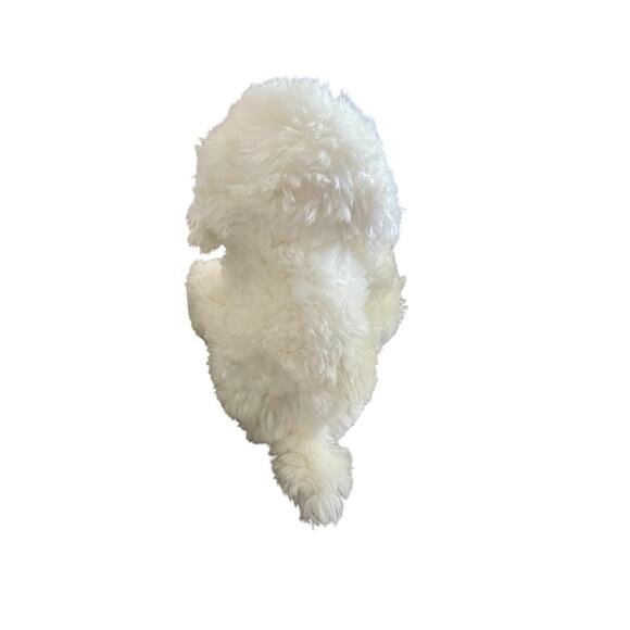 RUSS Berrie Stuffed Animal MUFFIN Dog Maltese Bichon Frise White Plush Soft - Picture 4 of 7